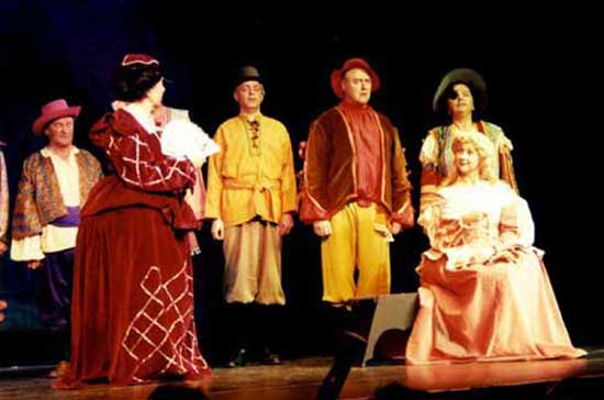 Roly Haysom, Win Ive, Derek Drennan, David Bartram and Jane Martin - 'The Gondoliers' (Cheam Operatic 1995)