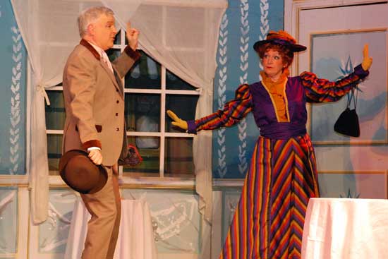 Derek Drennan and Pauline Gibson in 'Hello, Dolly!' (STC 2010)