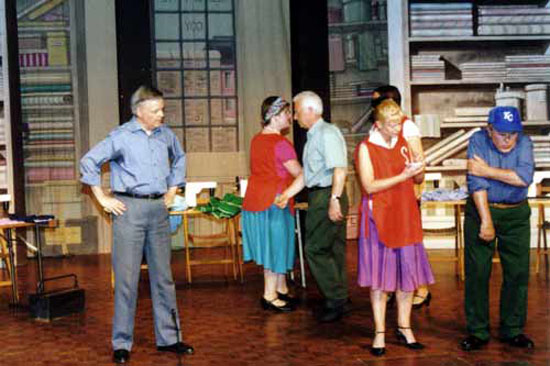 Derek Drennan, Cathie Poole and Tom Howkins - 'The Pajama Game' (STC 2003)