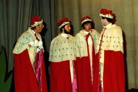 Colin Leggat, Iain Russell, Derek Drennan and Bill Montgomery - 'Iolanthe' (The Olympian Operatic Society 1979)