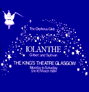 'Iolanthe' Poster (The Orpheus Club 1984)